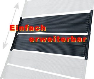 Pool Solarheizung - Sonnenkollektor 80 x 605 cm - 
