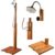 STILISTA® Gartendusche Cascata aus 100% FSC zertifiziertem Shorea-Hartholz, geölt inkl. Handbrause - 