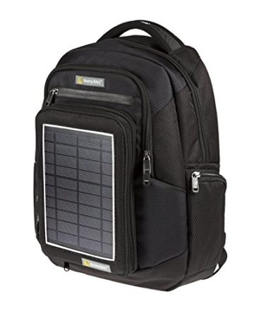Solarrucksack SunnyBAG Explorer Schwarz mit integriertem Solarladegerät, schwarz -